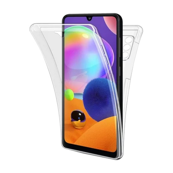 Funda de Silicona 360º para Samsung Galaxy A31 Transparente